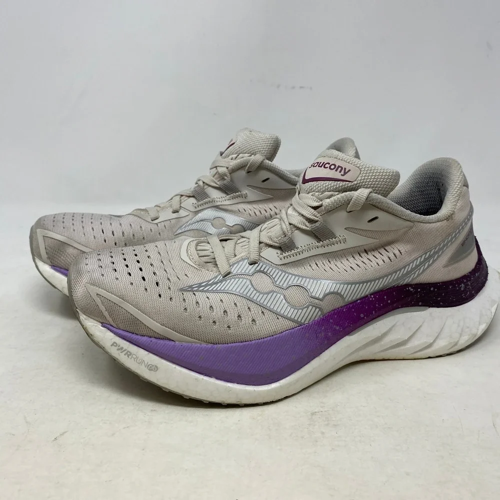 Saucony Endorphin Speed 4 Womens 8 Running Shoes Fog Plum Purple S10940-210